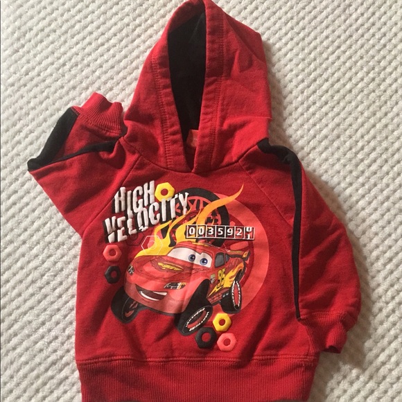 DISNEY CARS HOODIE 12 month NWOT - Picture 1 of 4